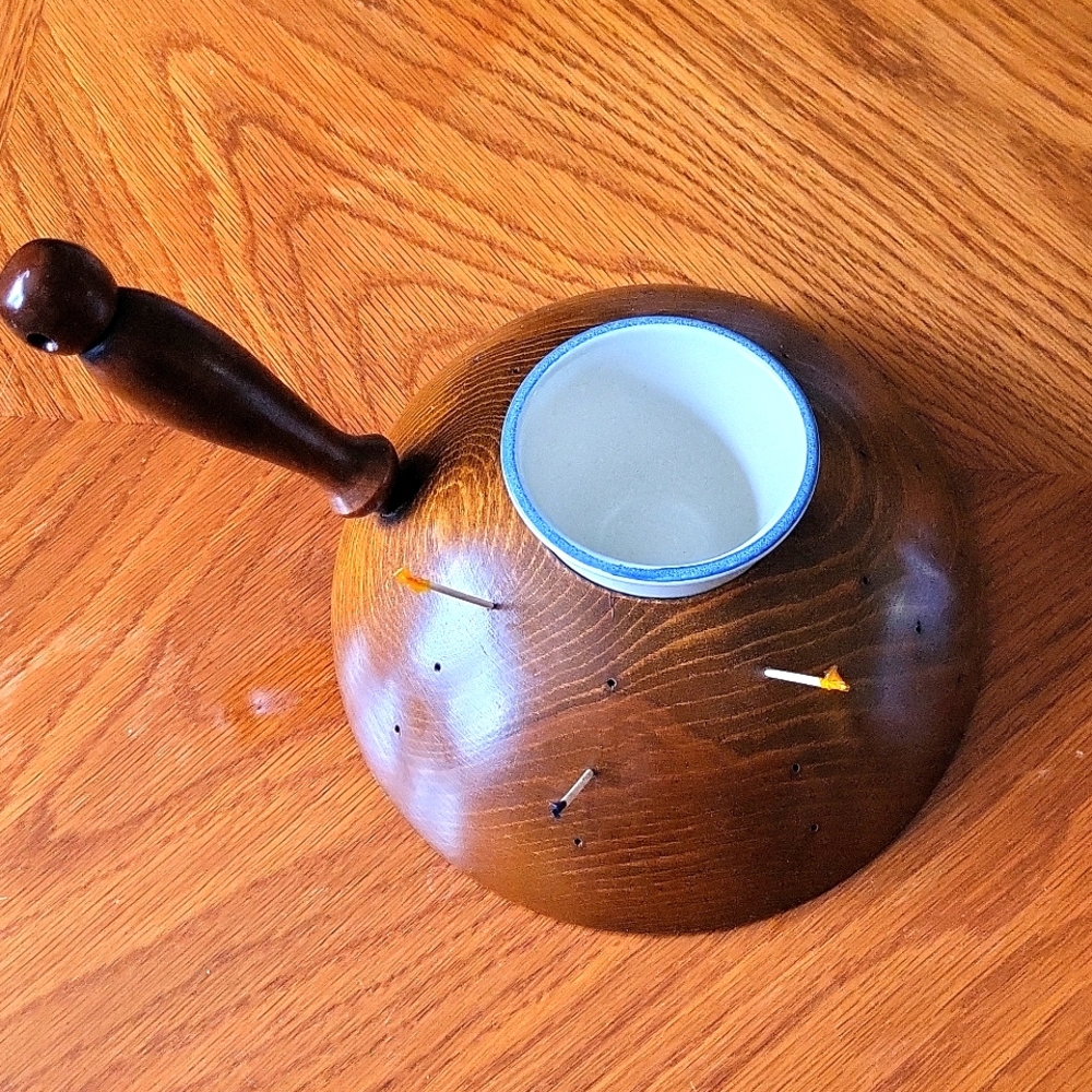 Vintage Wooden Appetizer holder